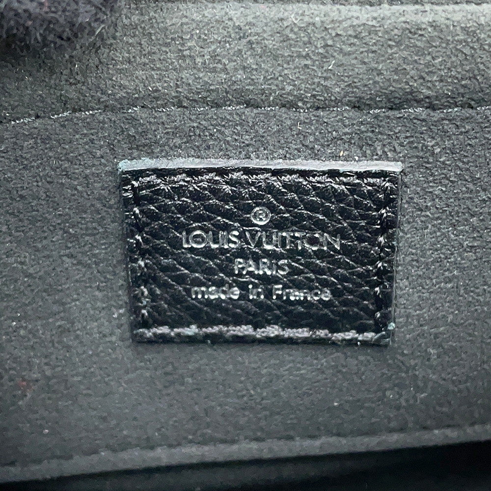 LOUIS VUITTON SCARA Mini NoirM80093 Monogram Mahina