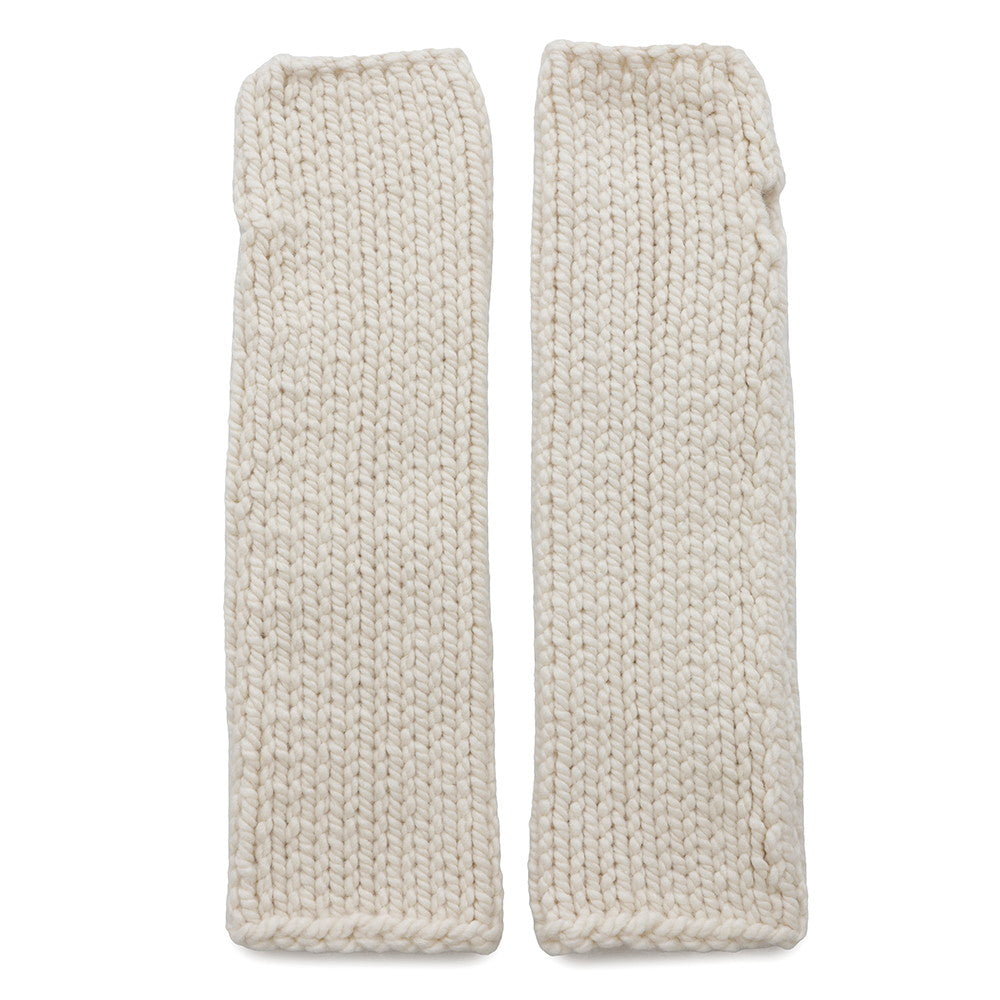 HERMES Joplan Gloves Size TU White Wool 79% Silk14% Cashmere7%