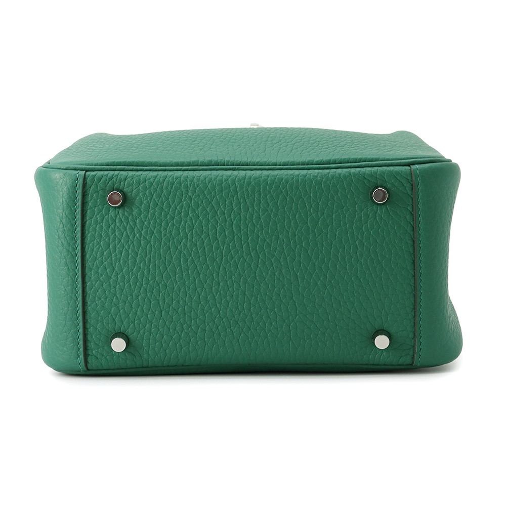 HERMES Lindy Vert Vertigo Taurillon Clemence Size Mini