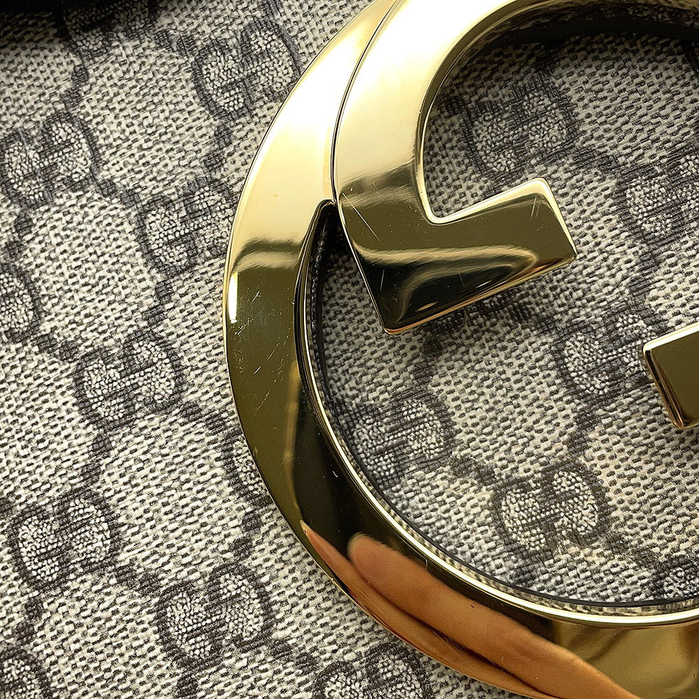 GUCCI Blondie GG Supreme Shoulder Bag Beige/Brown699268 GG SupremeCanvas