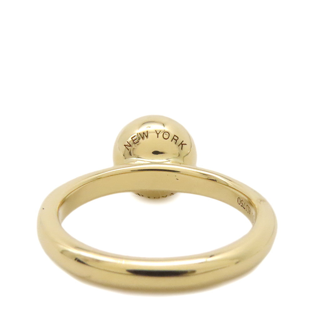 TIFFANY&Co. Hardware ball ring Size #6 18K Yellow Gold