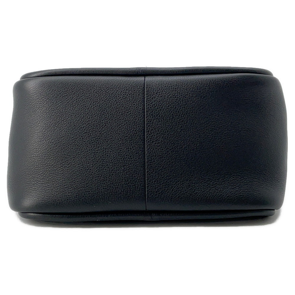 PRADA Mini Shopping Tote Bag Black1BG539 Soft Grain Leather