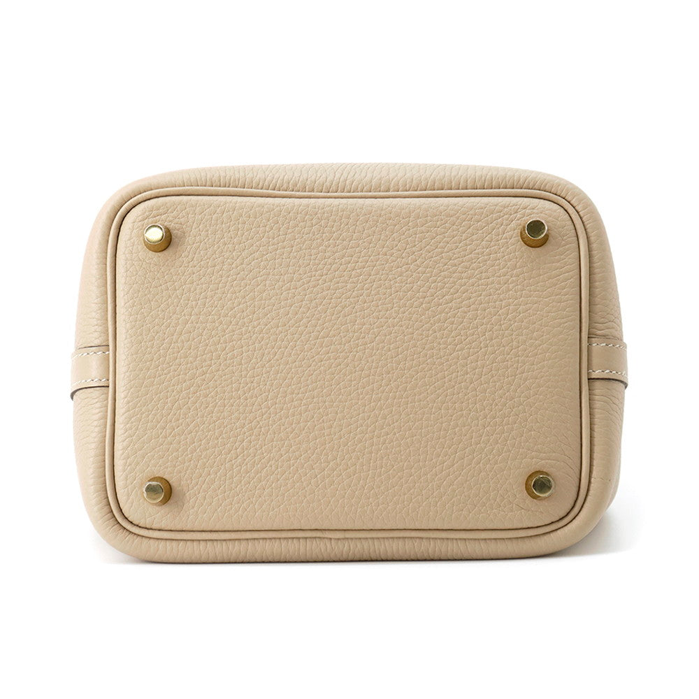 HERMES Picotin Lock Trench Taurillon Clemence Size PM