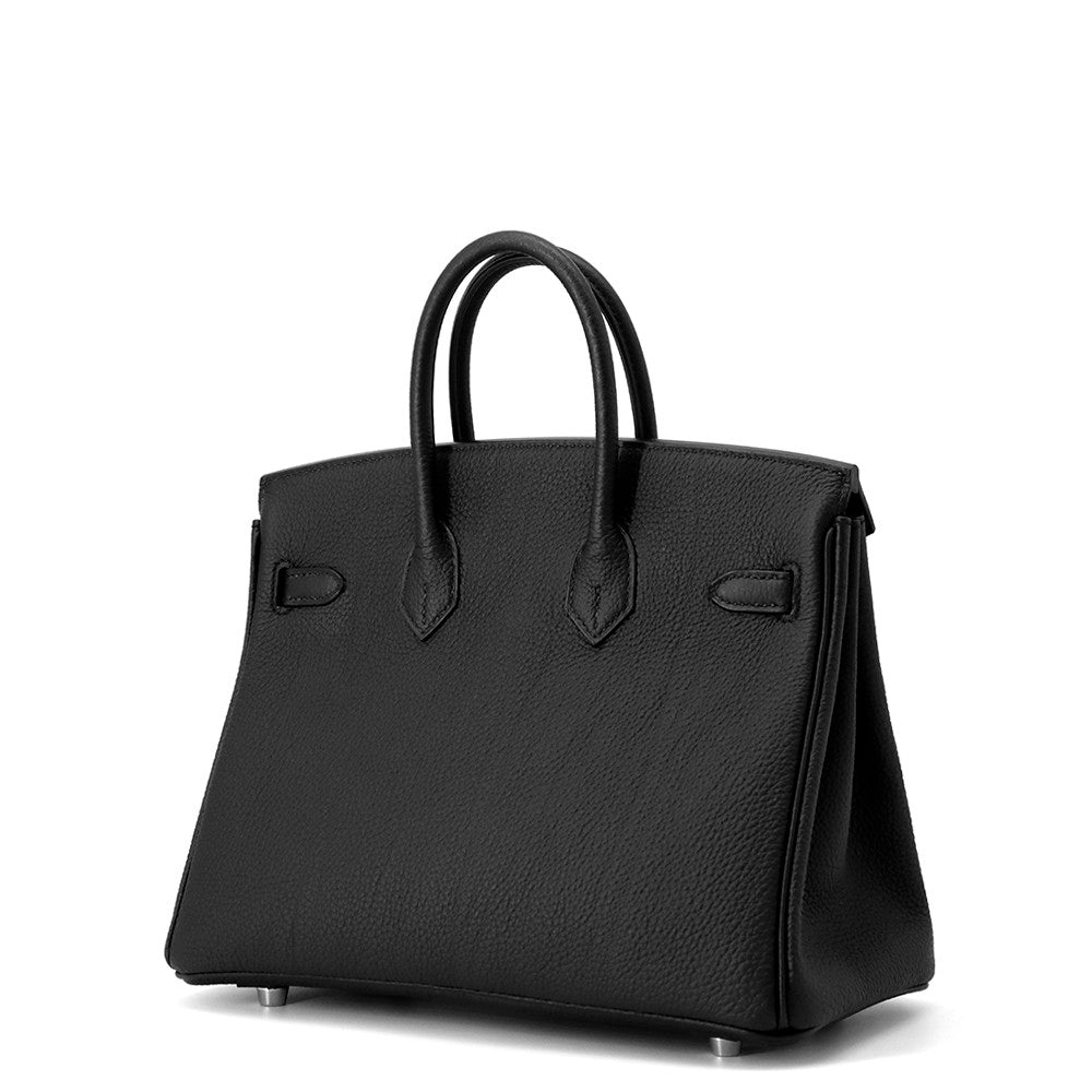 HERMES Birkin Black Togo Leather Size 25