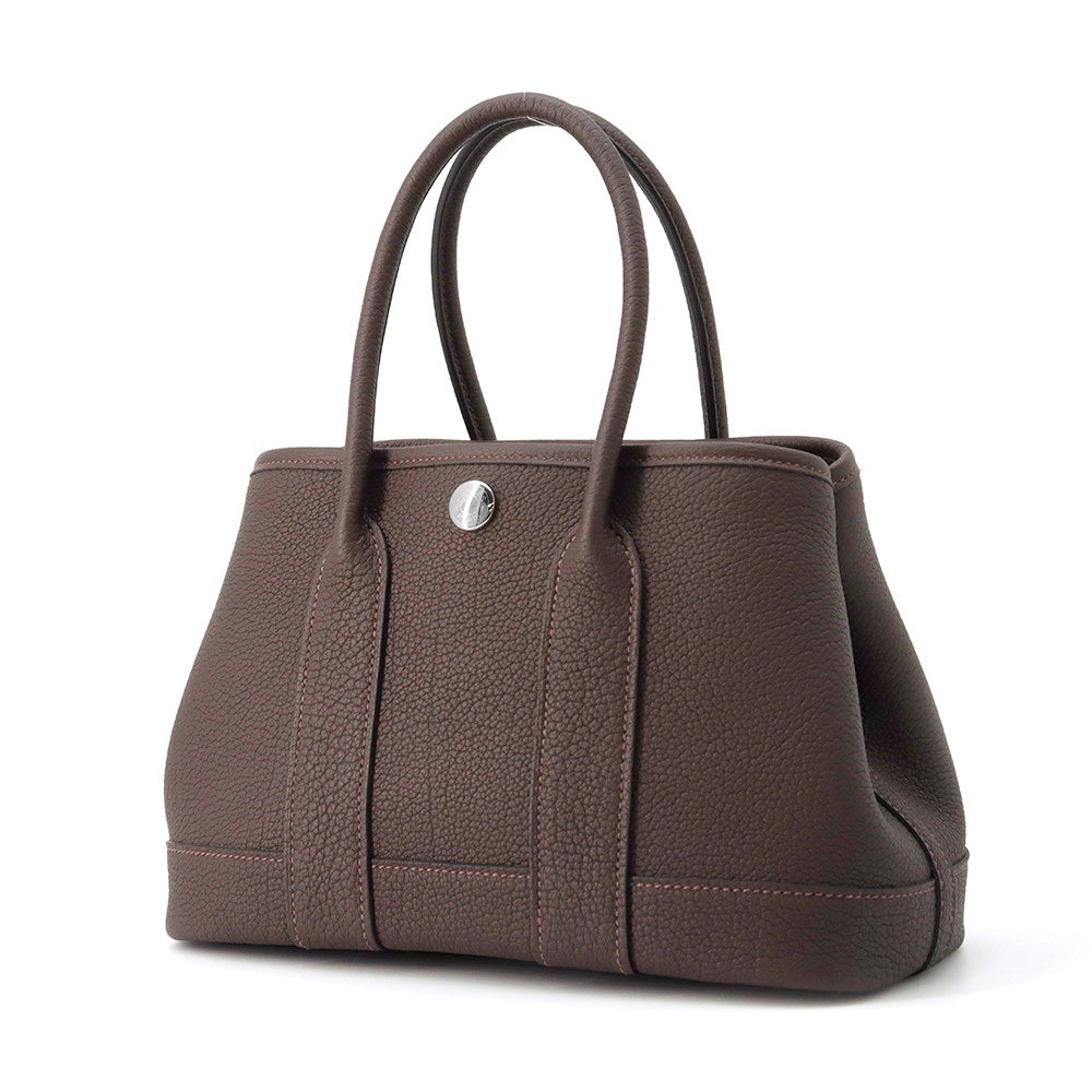 HERMES Neo Garden Ebene Negonda Leather Size 23