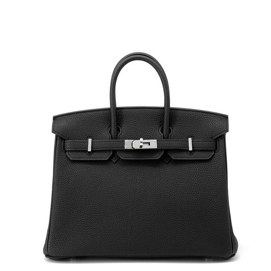 HERMES Birkin Black Togo Leather Size 25