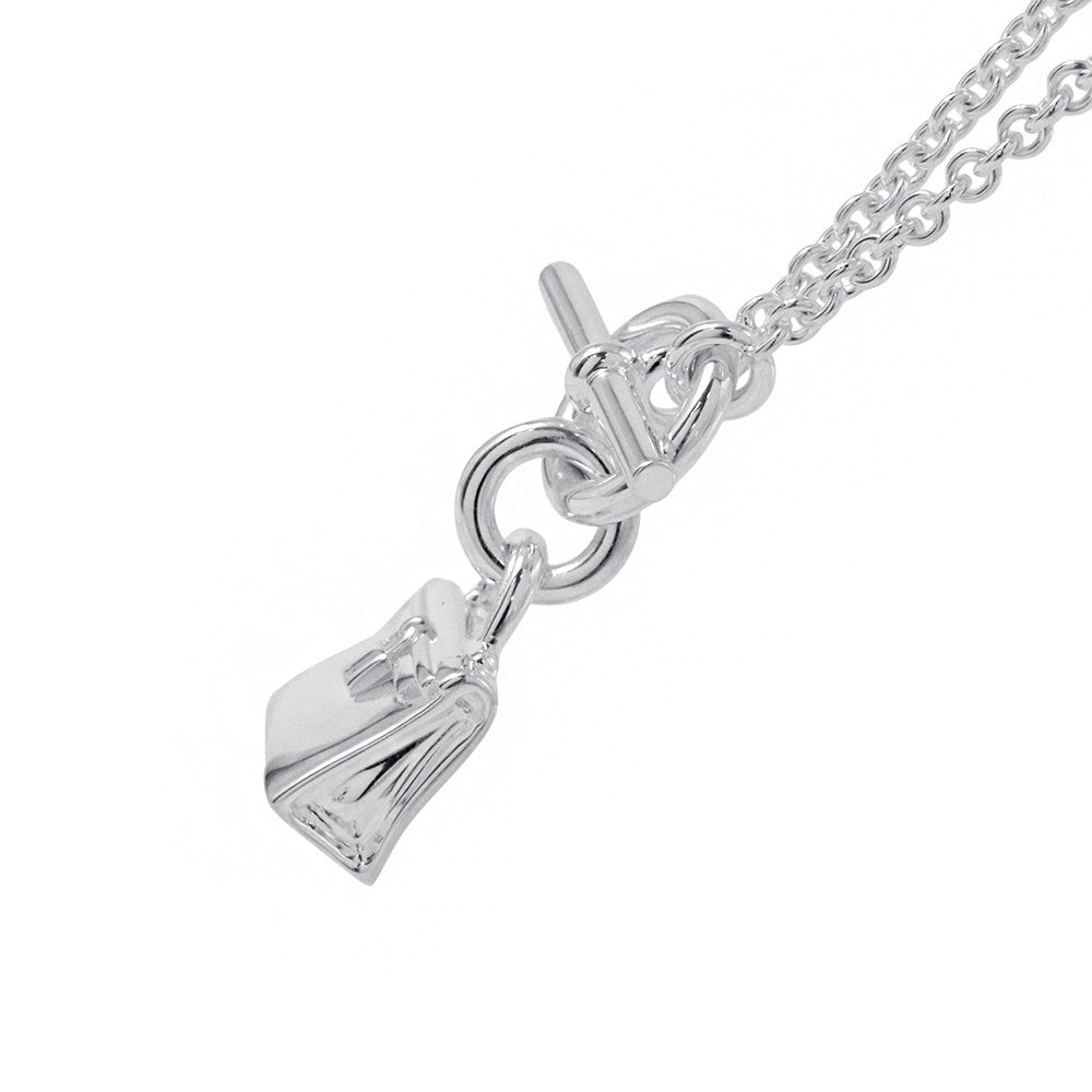 HERMES Amulette Kelly Necklace SV925