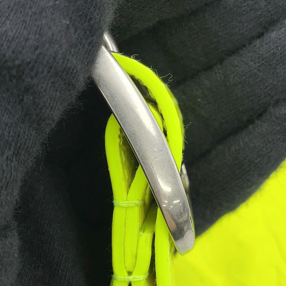 BALENCIAGA neo cagoule Neon Yellow751523 Arena Lambskin Size S