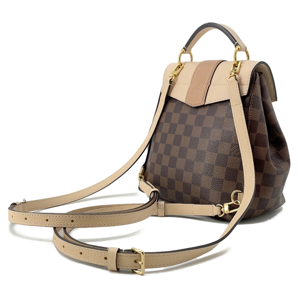 LOUIS VUITTON Clapton Backpack BeigeN42259 Damier Ebene Canvas