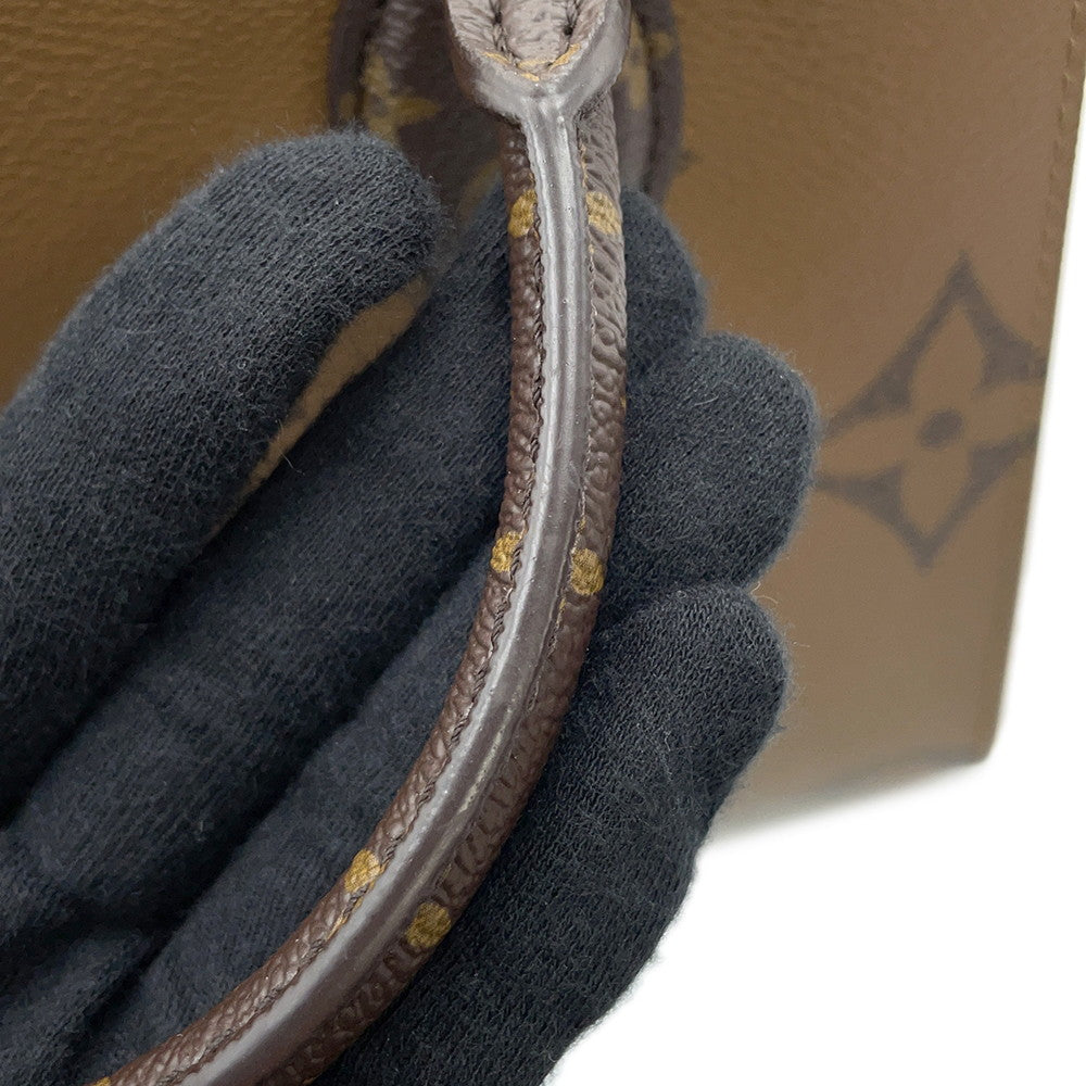 LOUIS VUITTON Onthego RedM46373 Monogram Monogram Reverse Canvas Monogram Giant Size PM