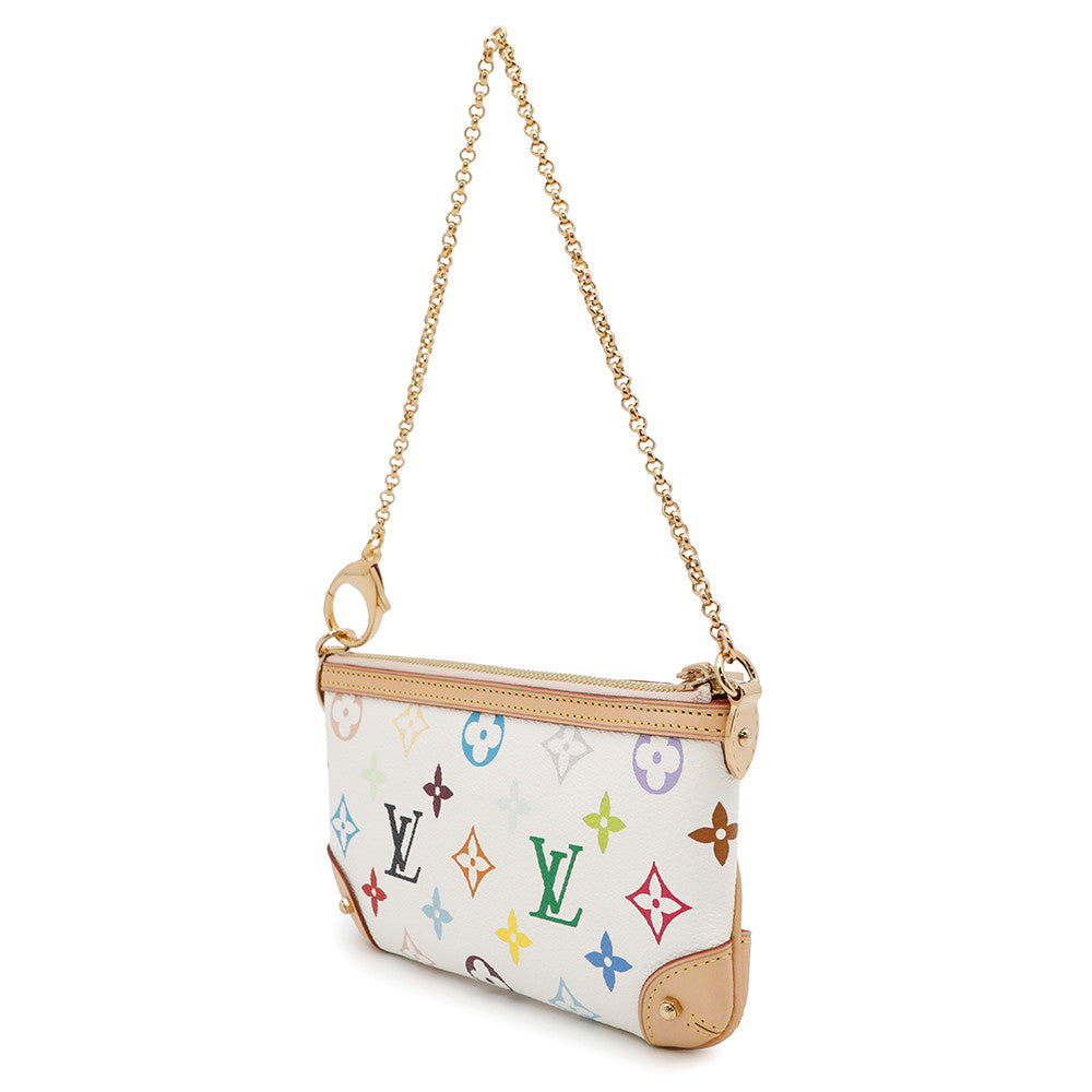LOUIS VUITTON Pochette・Milla BlancM60096 Monogram・Multicolor Size MM