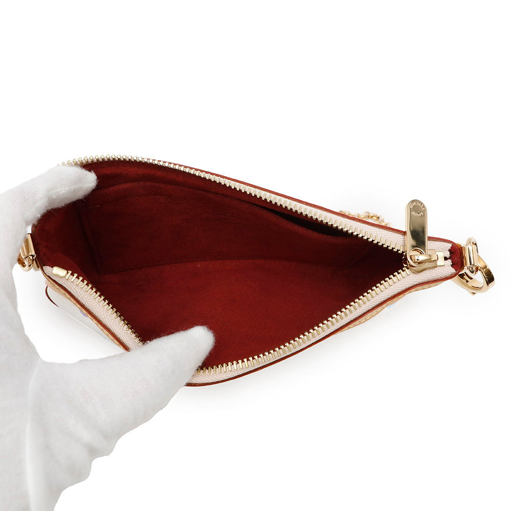 LOUIS VUITTON Pochette・Milla BlancM60096 Monogram・Multicolor Size MM