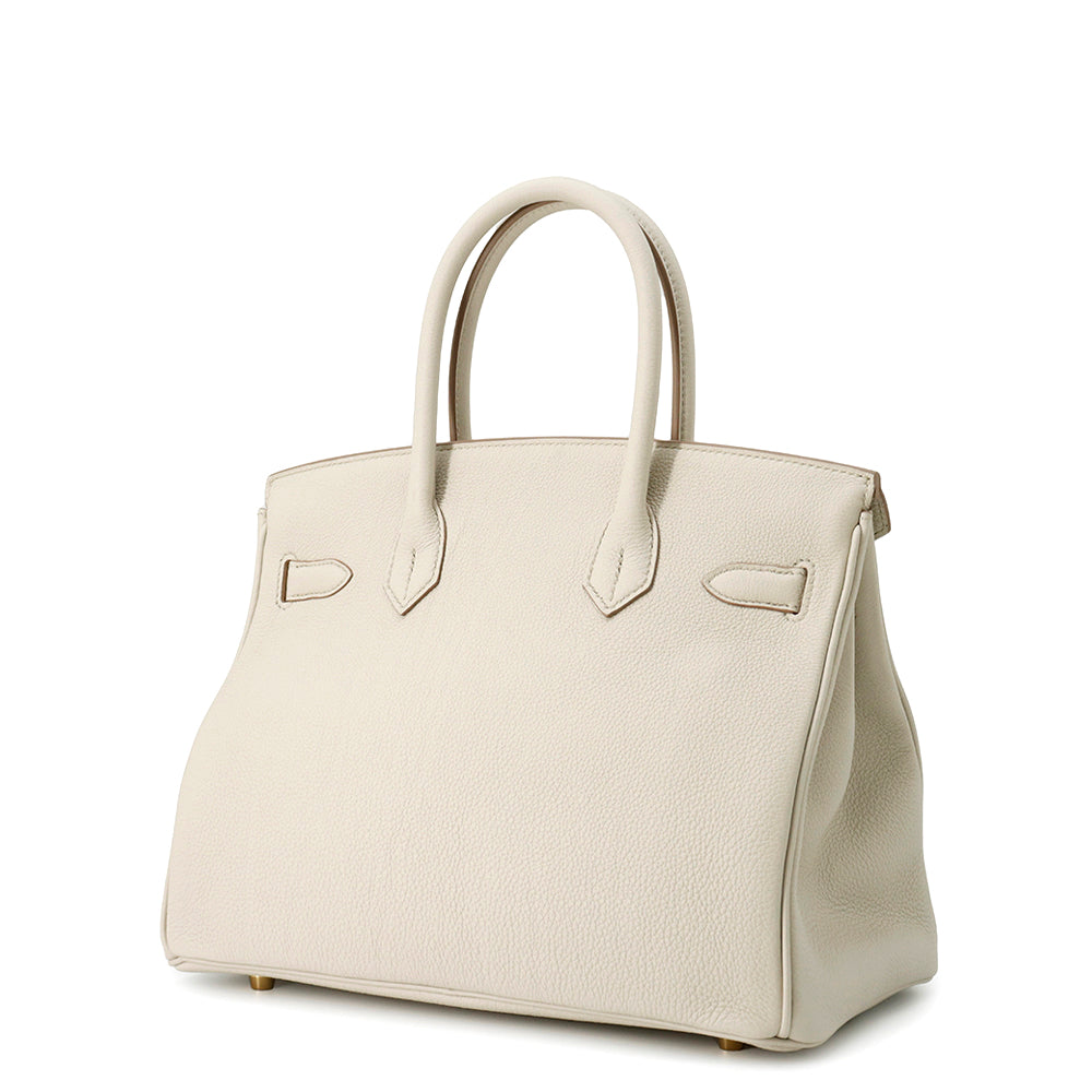 HERMES Birkin Beton Togo Leather Size 30