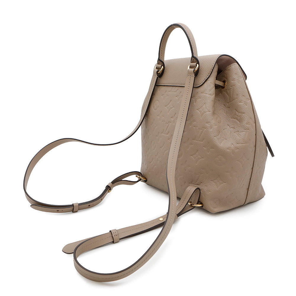 LOUIS VUITTON Montsouris TourterelleM45410 Monogram Empreinte Leather Size PM