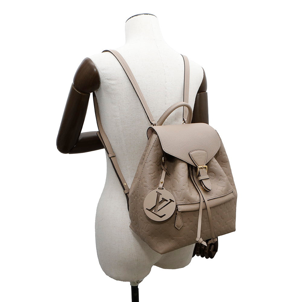 LOUIS VUITTON Montsouris TourterelleM45410 Monogram Empreinte Leather Size PM