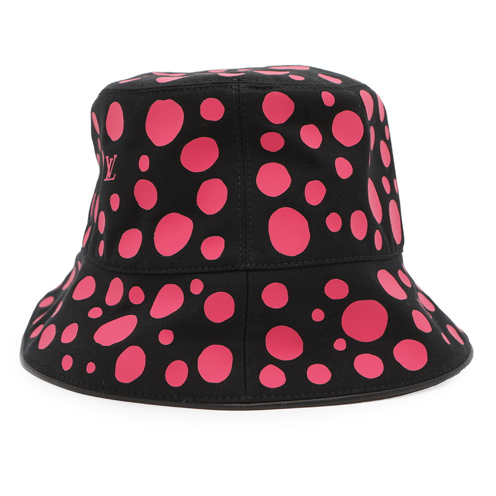LOUIS VUITTON LVxYK Hat Reversible Infinity Dot Size M Black/PinkM7075M Cotton100%