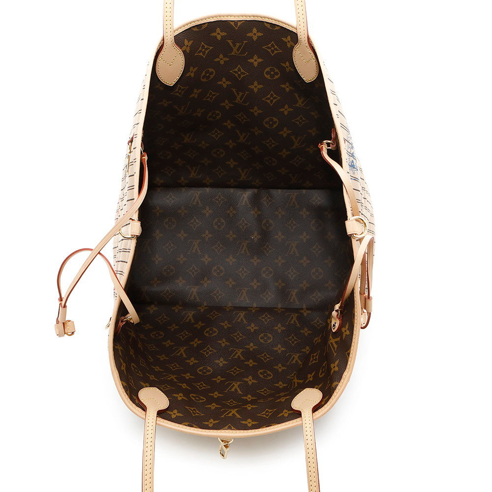 LOUIS VUITTON Neverfull Inside Out BeigeM11948 Monogram Size GM