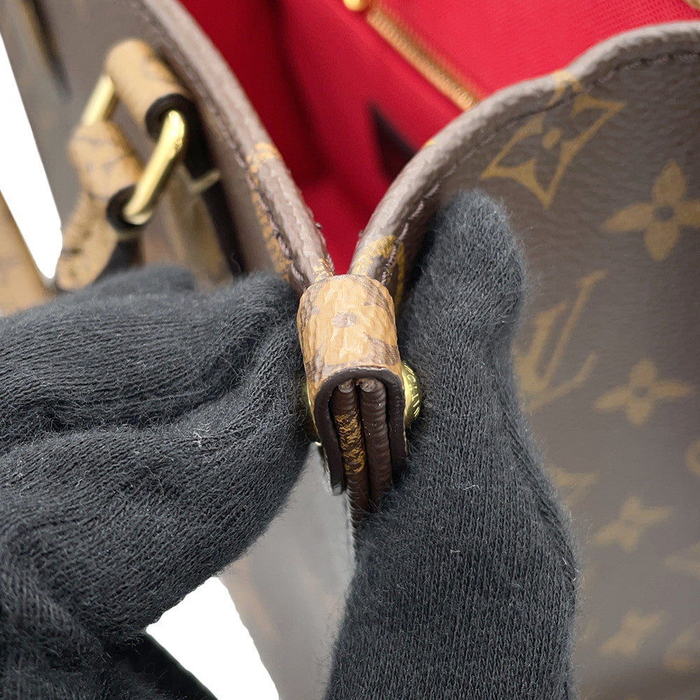 LOUIS VUITTON Onthego RedM46373 Monogram Monogram Reverse Canvas Monogram Giant Size PM