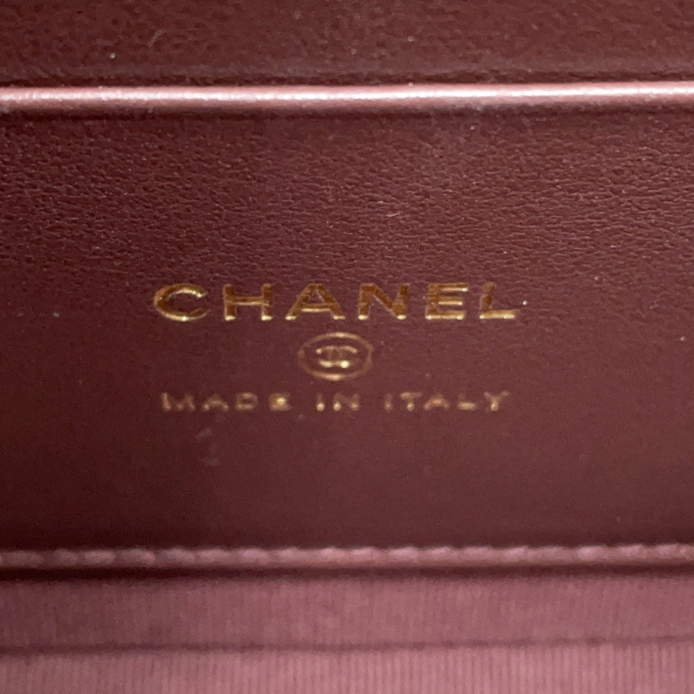 CHANEL Matelasse Classic ChainClutch BlackAP4425 Caviar Leather
