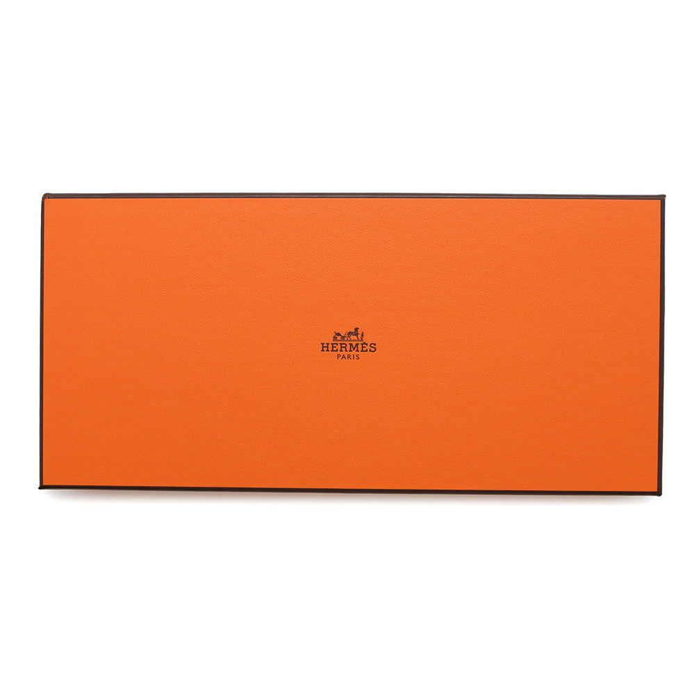 HERMES Carre H Fauve Party Faubourg Party Size 100 Turquoise/Marine/Jaune Cashmere70% Silk30%