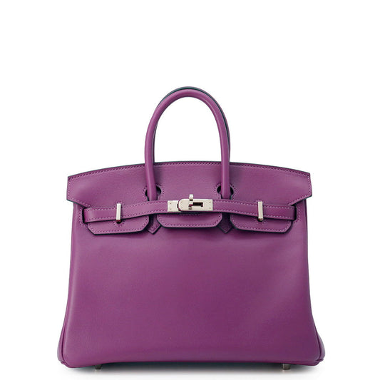 HERMES Birkin Anemone Swift Leather Size 25