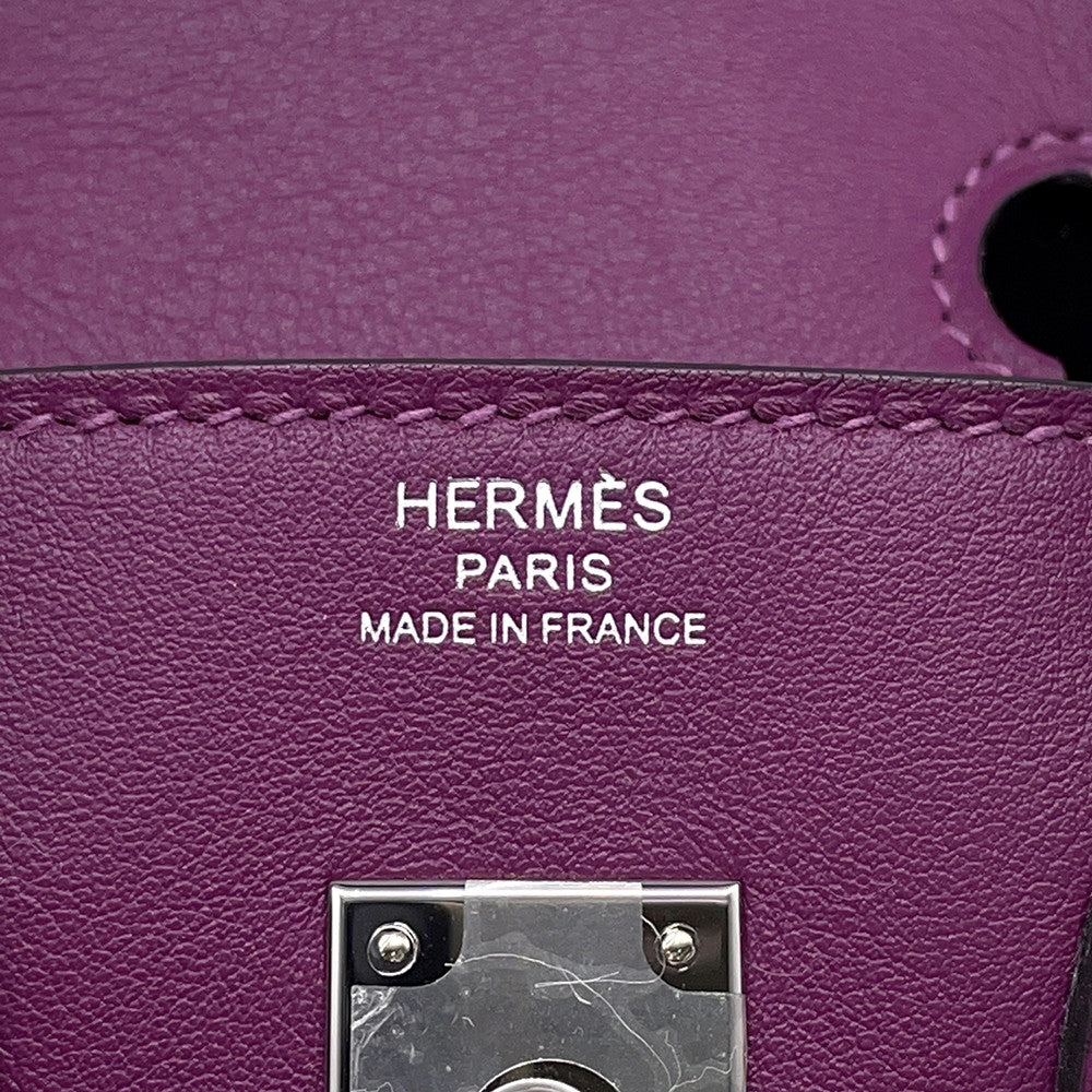 HERMES Birkin Anemone Swift Leather Size 25