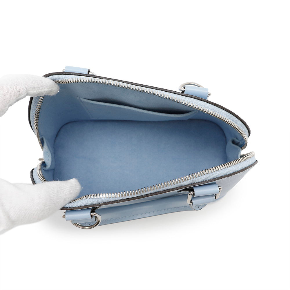 LOUIS VUITTON Alma Blue NuageM59345 Epi Leather Size BB