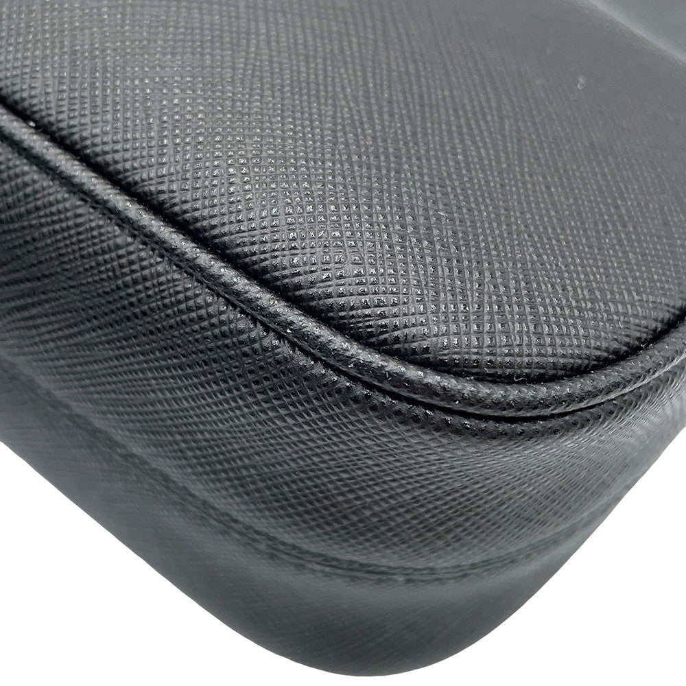 PRADA e-Edition 2005 Saffiano LeatherLeather Bag Black1BH204 Saffiano LeatherLeather