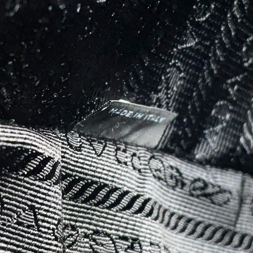 PRADA e-Edition 2005 Saffiano LeatherLeather Bag Black1BH204 Saffiano LeatherLeather