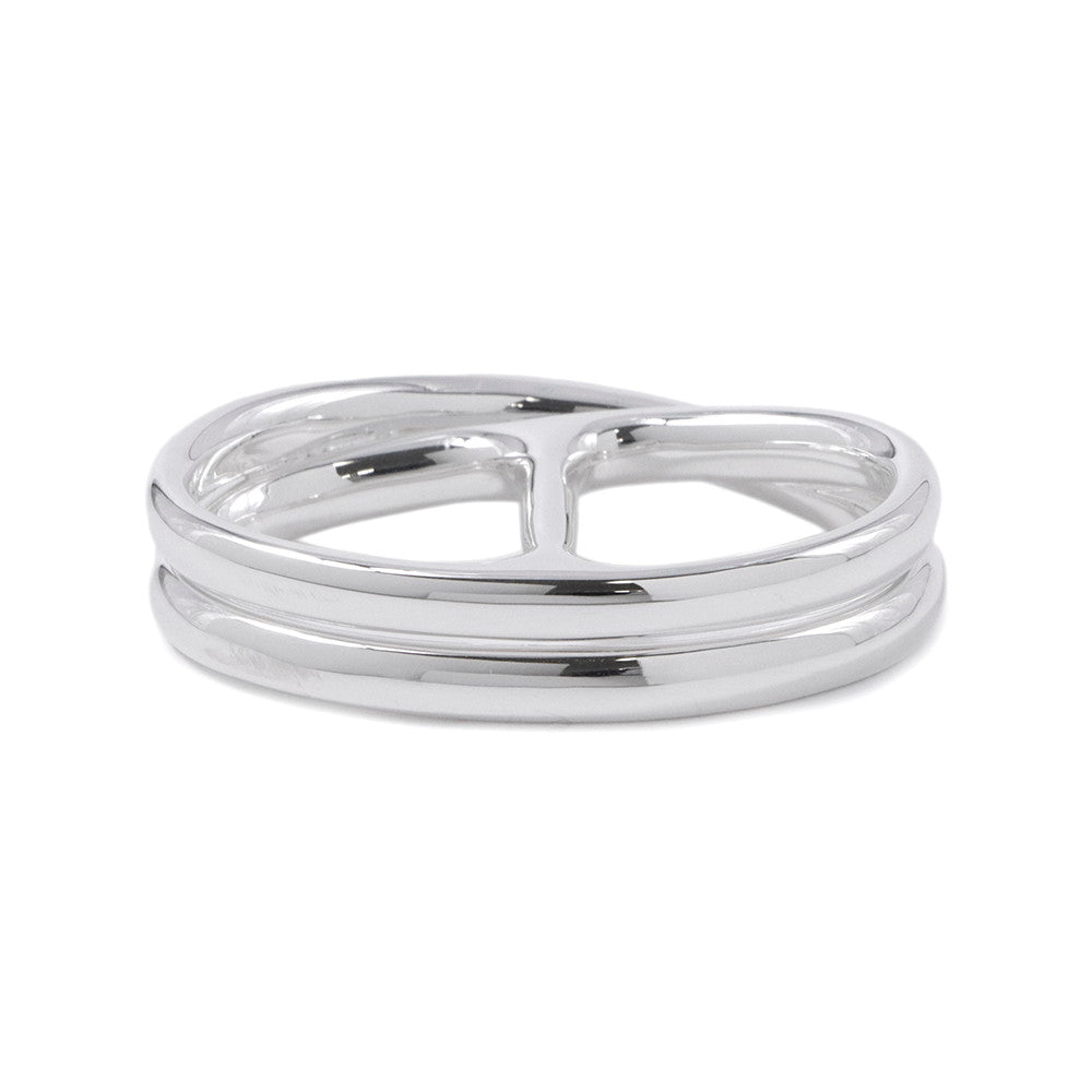 HERMES Chaine d'Ancre Punk Double Ring Size 50/#10#12 SV925