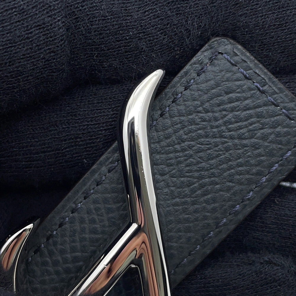 HERMES "HDN" Buckle & "Kit" Belt 24 Size 80 Grimist/Rose Sakura Epsom Swift Leather