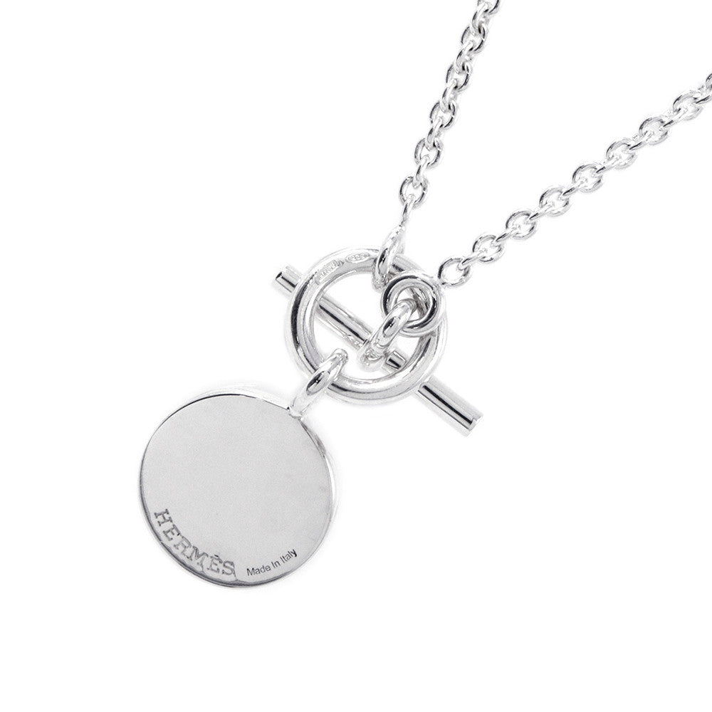 HERMES Sellier Amulette Necklace SV925