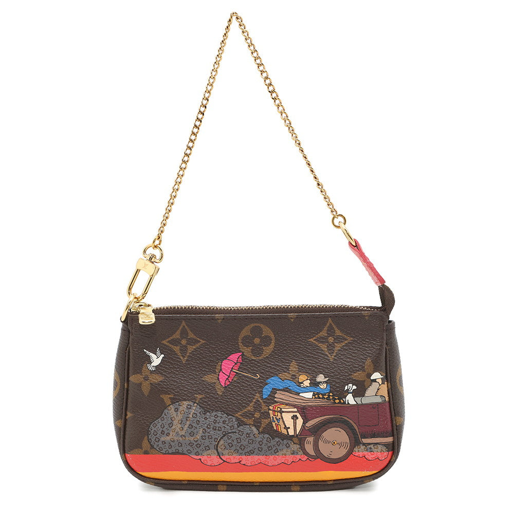 LOUIS VUITTON Mini Pochette Accessoires BrownM41655 Monogram