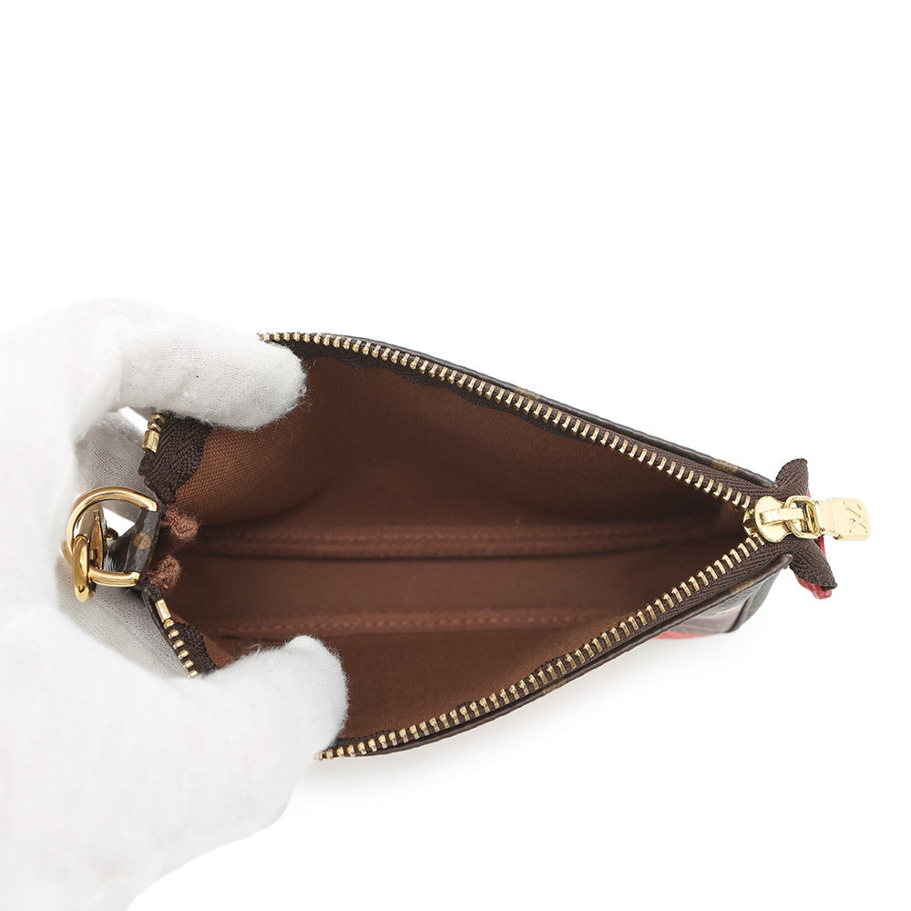 LOUIS VUITTON Mini Pochette Accessoires BrownM41655 Monogram