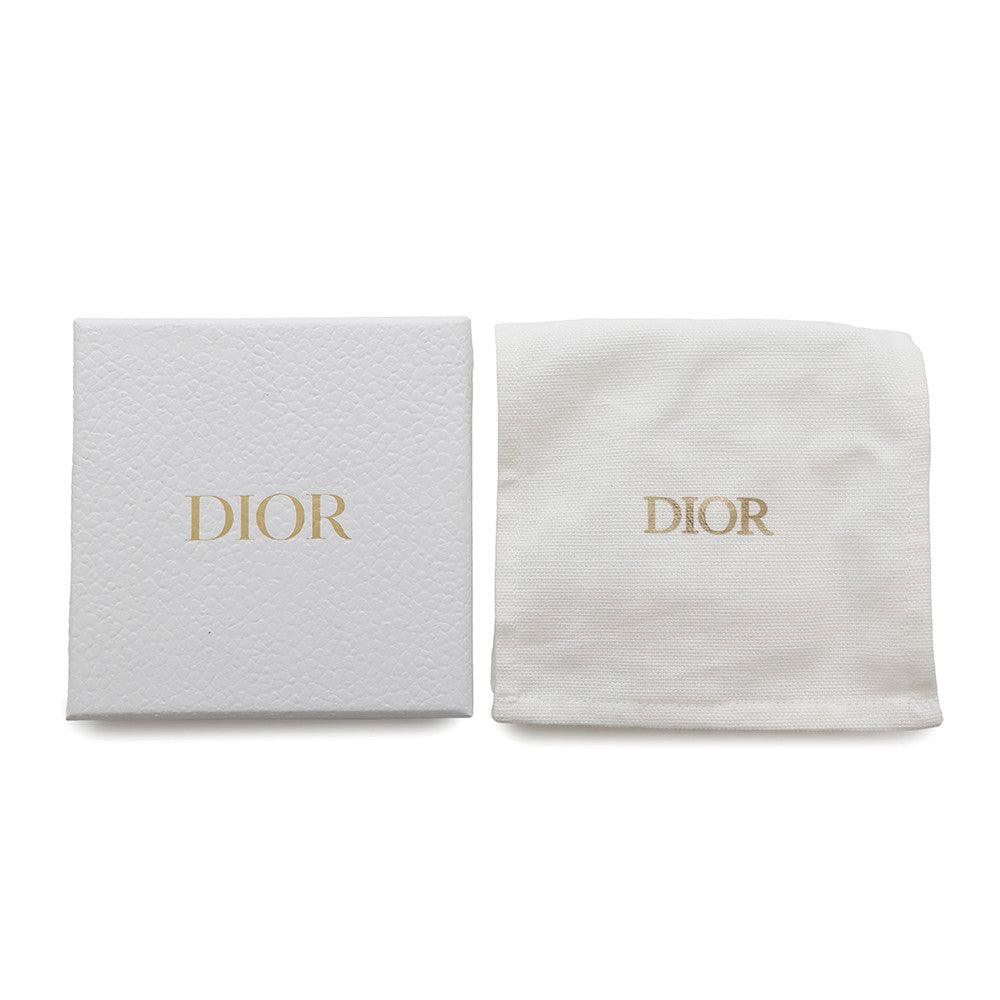Dior 30Montaigne Double Bracelet Size S Black/Brown Leather Metal