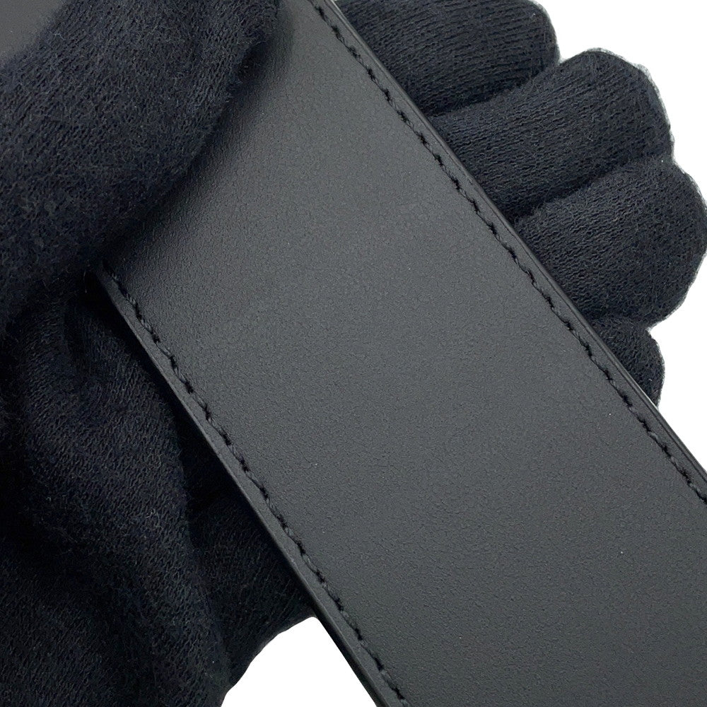 LOUIS VUITTON Belt・LVInitial Size 85/34 NoirM0449 Monogram Eclipse