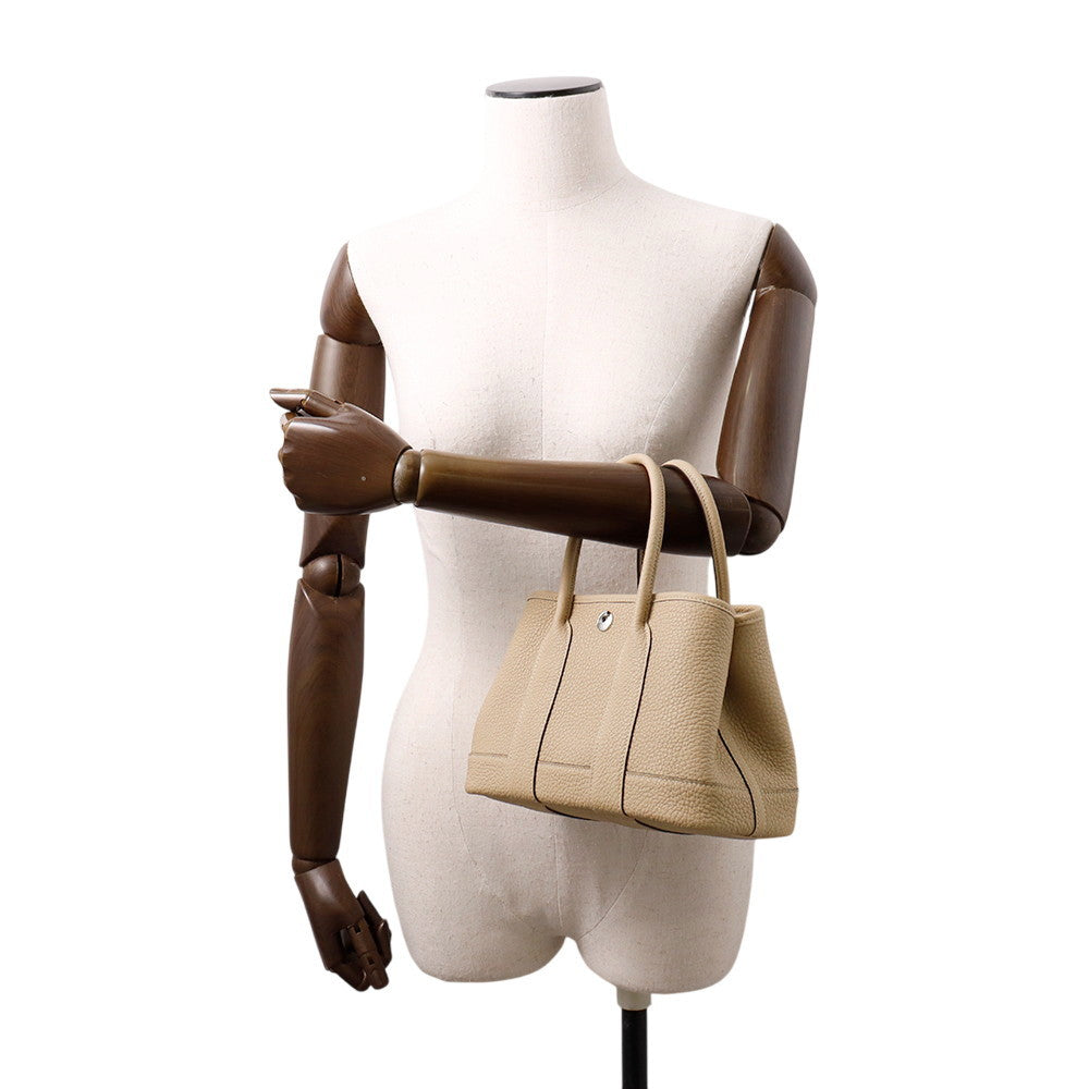 HERMES Neo Garden Trench Negonda Leather Size 23