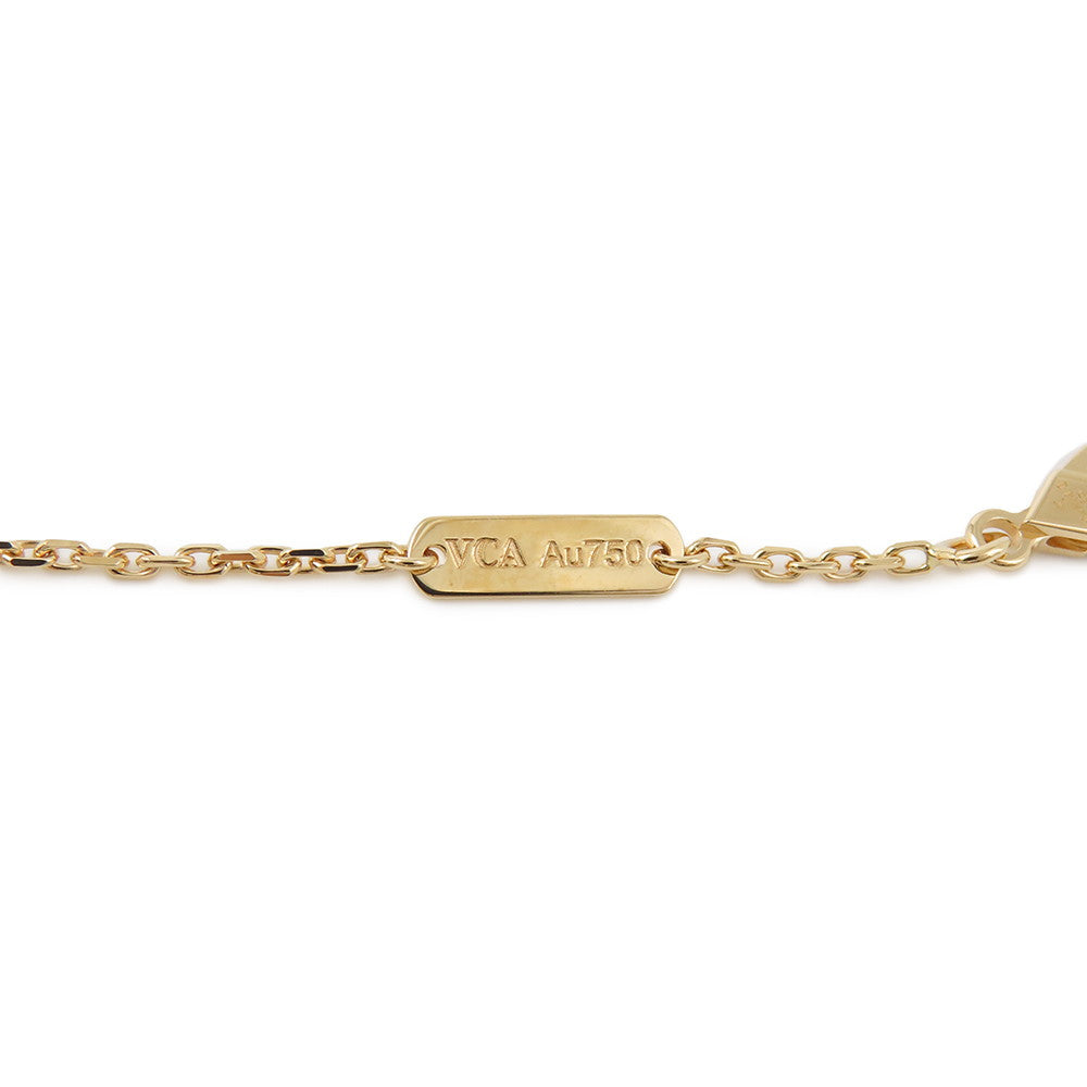 Van Cleef & Arpels Vintage Alhambra Pendant GuillochéVCARP4KL00 18K Yellow Gold