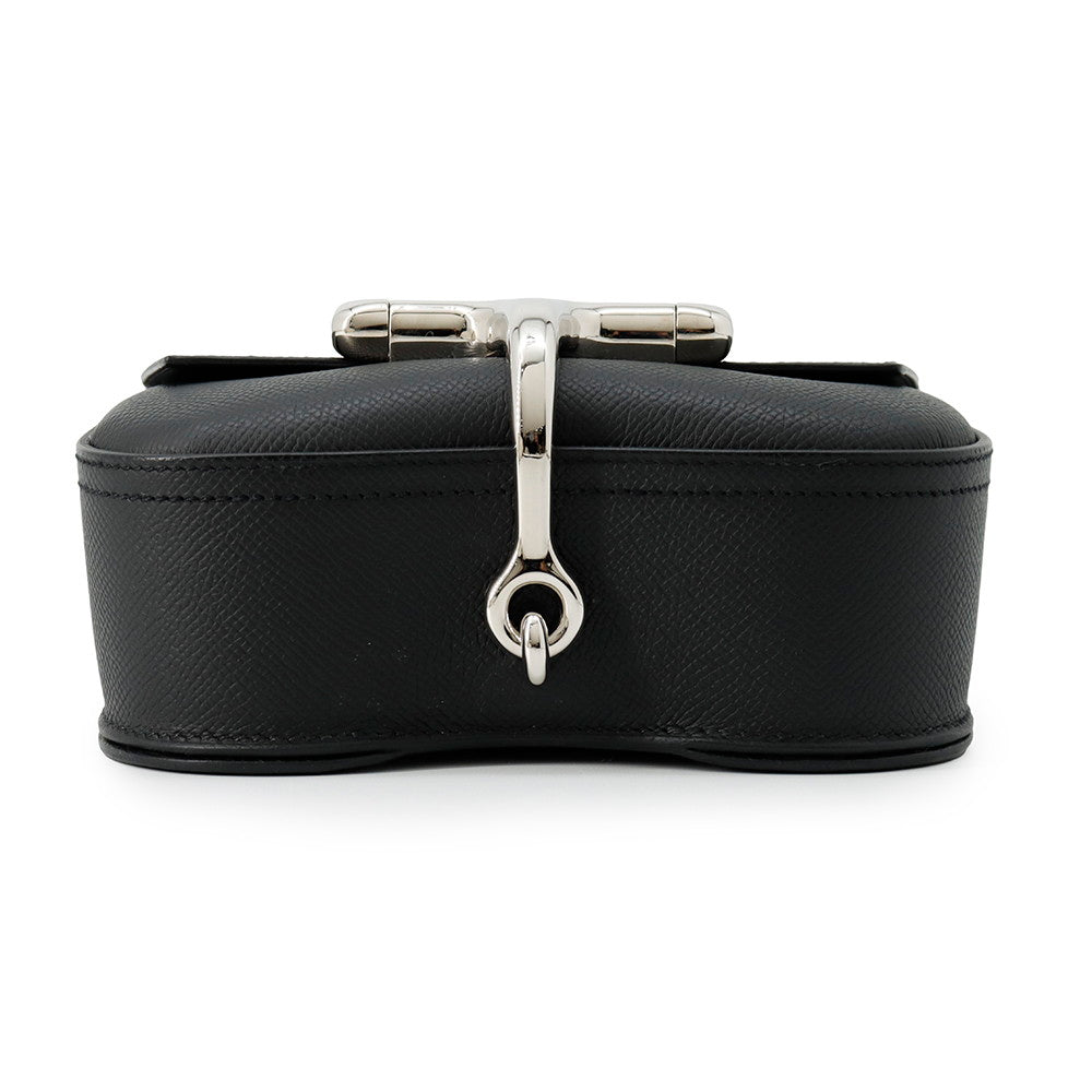 HERMES Della Cavaleria Black Epsom Size Mini