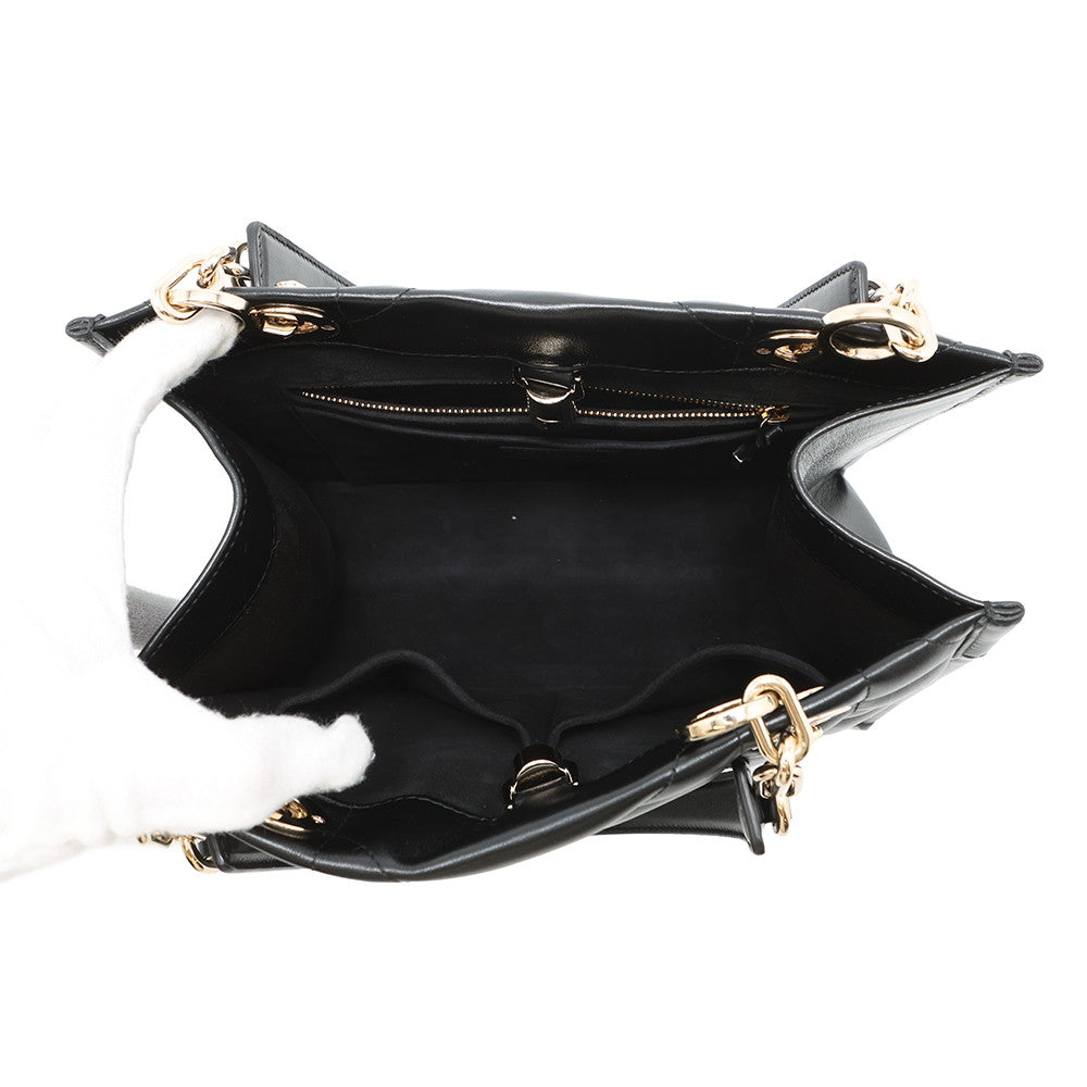 Dior ArchiCannage Essential Tote BlackM8720OZVJ Leather Size Small