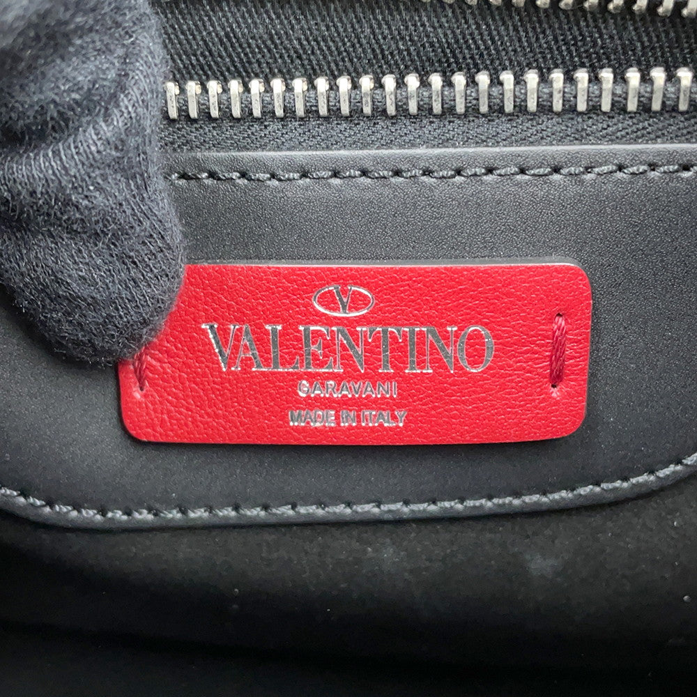Valentino Garavani VLTN Studded Clutch Bag BlackWY2B0692WJW0NI Leather