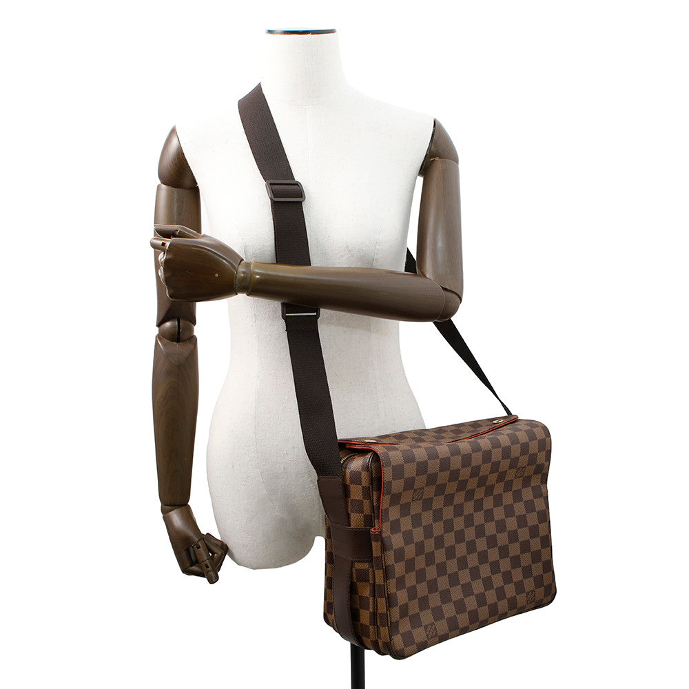 LOUIS VUITTON Naviglio RedN45255 Damier Ebene Canvas