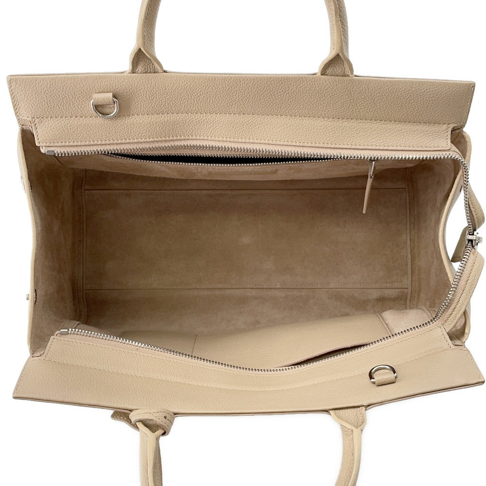 SAINT LAURENT PARIS Gaba Rive Gorge Beige400413 Leather
