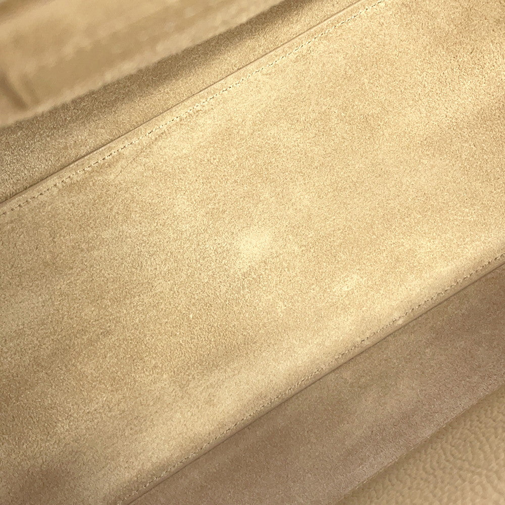 SAINT LAURENT PARIS Gaba Rive Gorge Beige400413 Leather