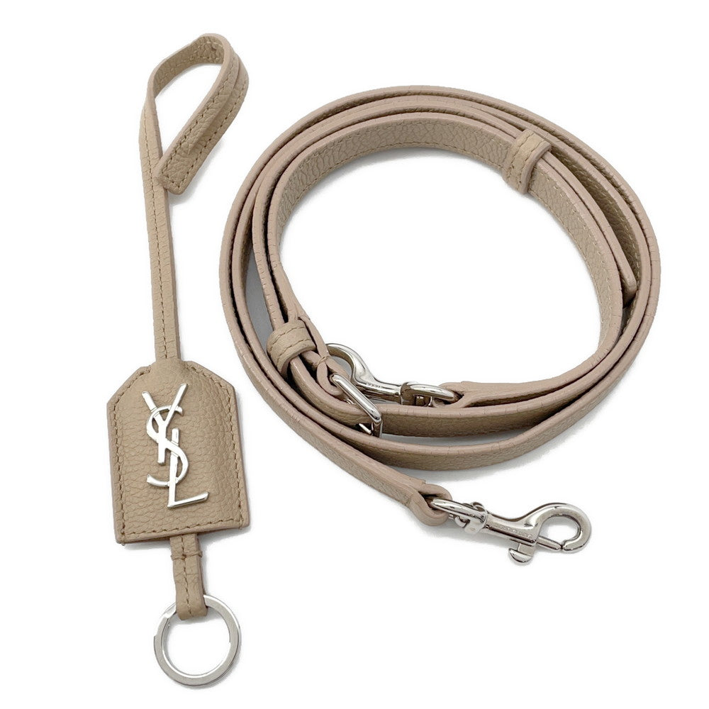 SAINT LAURENT PARIS Gaba Rive Gorge Beige400413 Leather