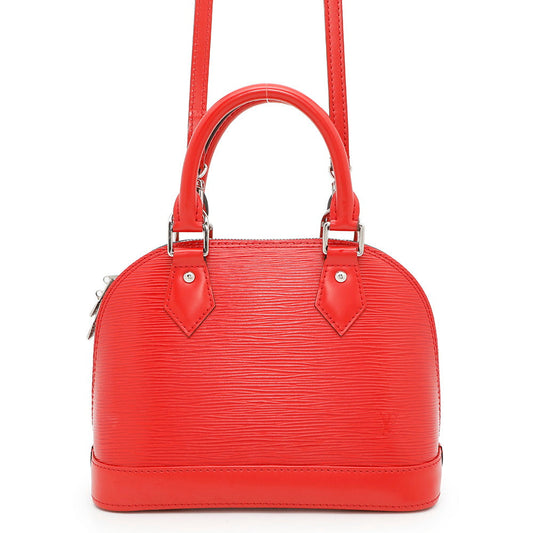 LOUIS VUITTON Alma CoquelicotM41160 Epi Leather Size BB