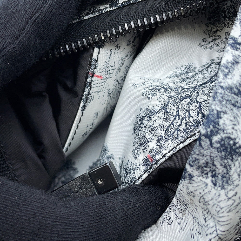 Dior DiorTravel Small Backpack White/Navy Nylon