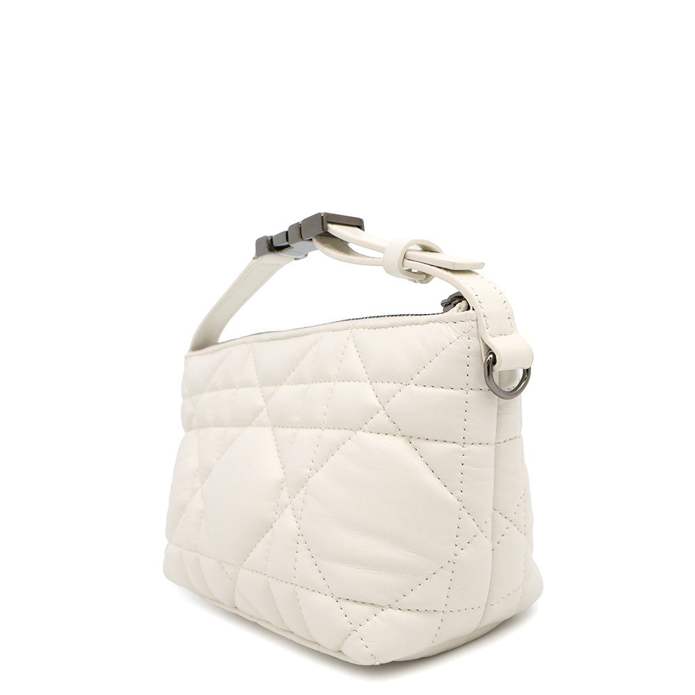Dior nomad pouch White Leather Size Small