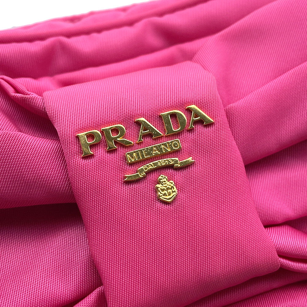 PRADA Ribbon Shoulder Pink1N1727 Nylon