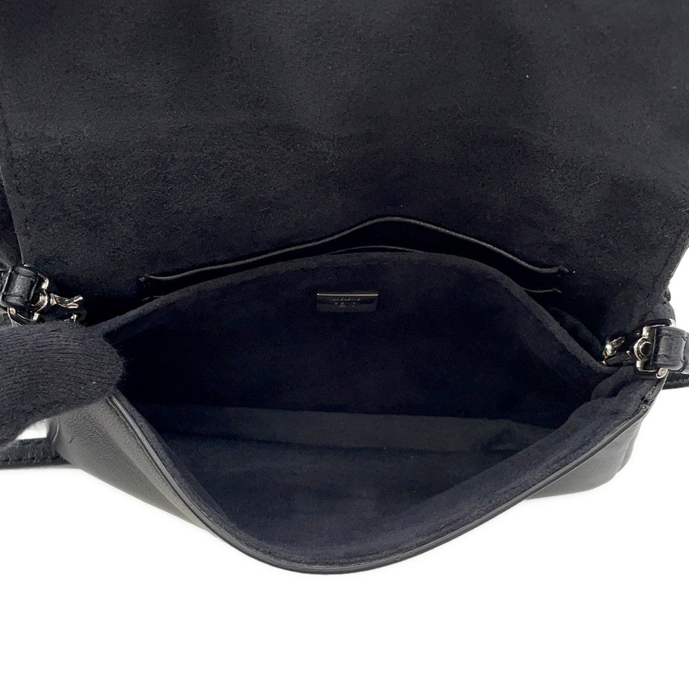 FENDI Monster Micro Bucket Shoulder Black8M0354 Leather